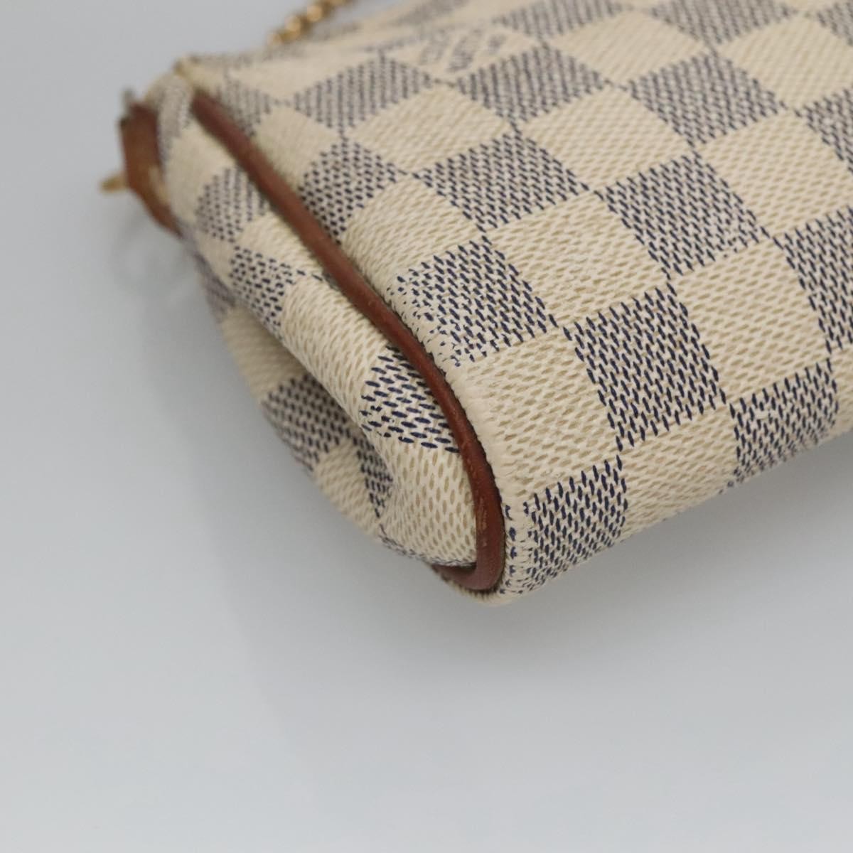 Louis Vuitton Eva Handbag Damier Beige Canvas Shoulder Bag