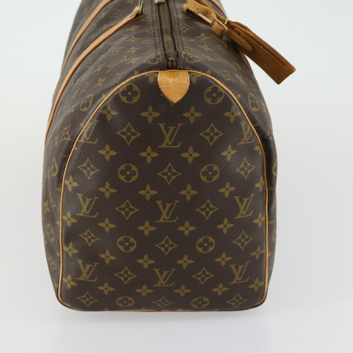 Louis Vuitton Keepall Bag Monogram Canvas Brown Canvas Travel Bag
