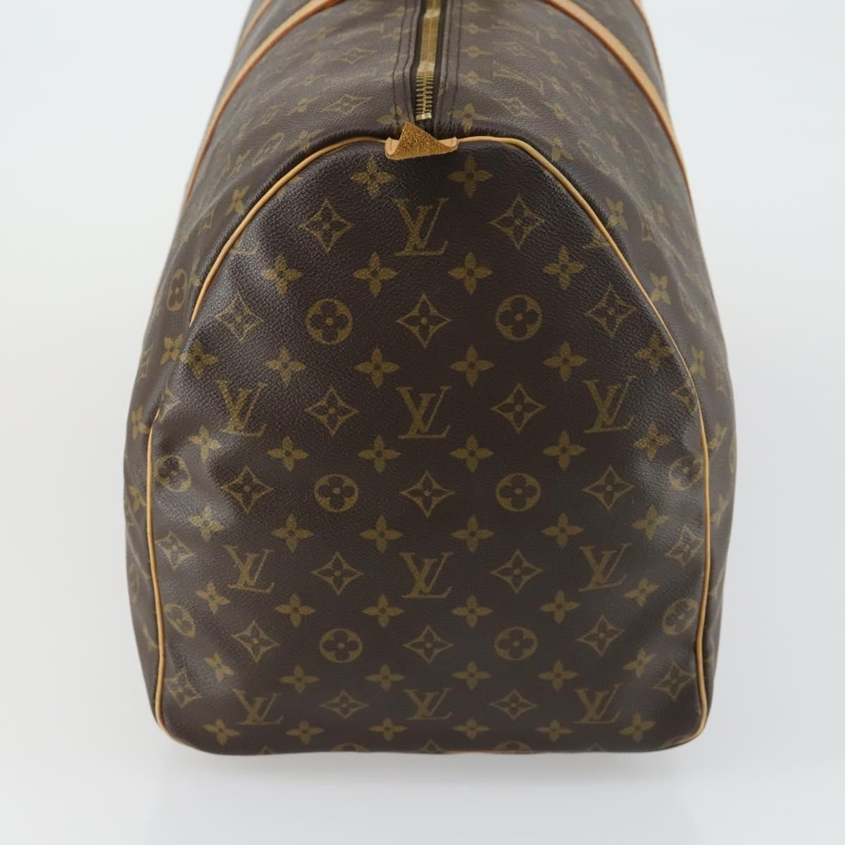 Louis Vuitton Keepall Bag Monogram Canvas Brown Canvas Travel Bag