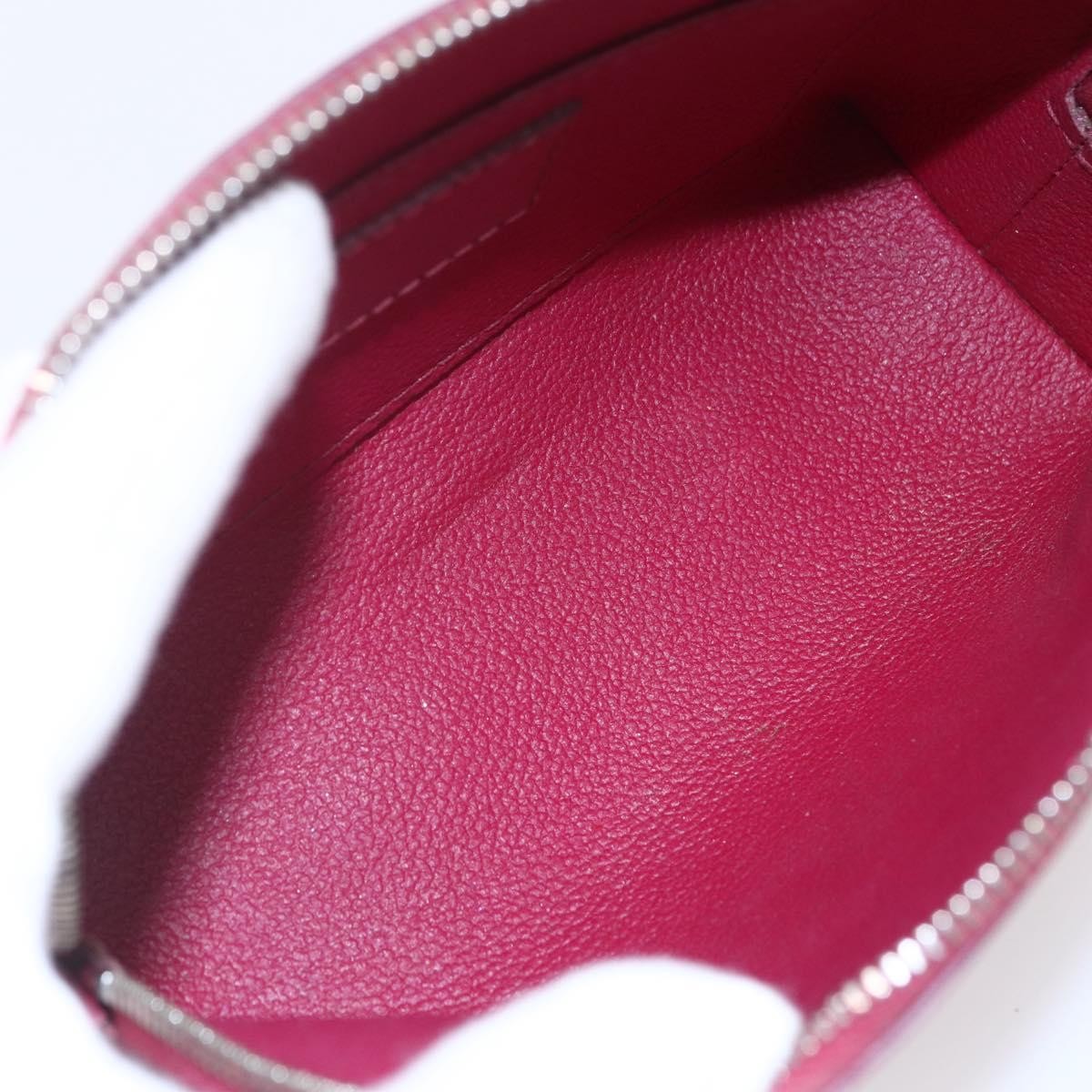 Louis Vuitton Cosmetic Pouch Epi Leather Burgundy Leather Clutche & Pouche Bag