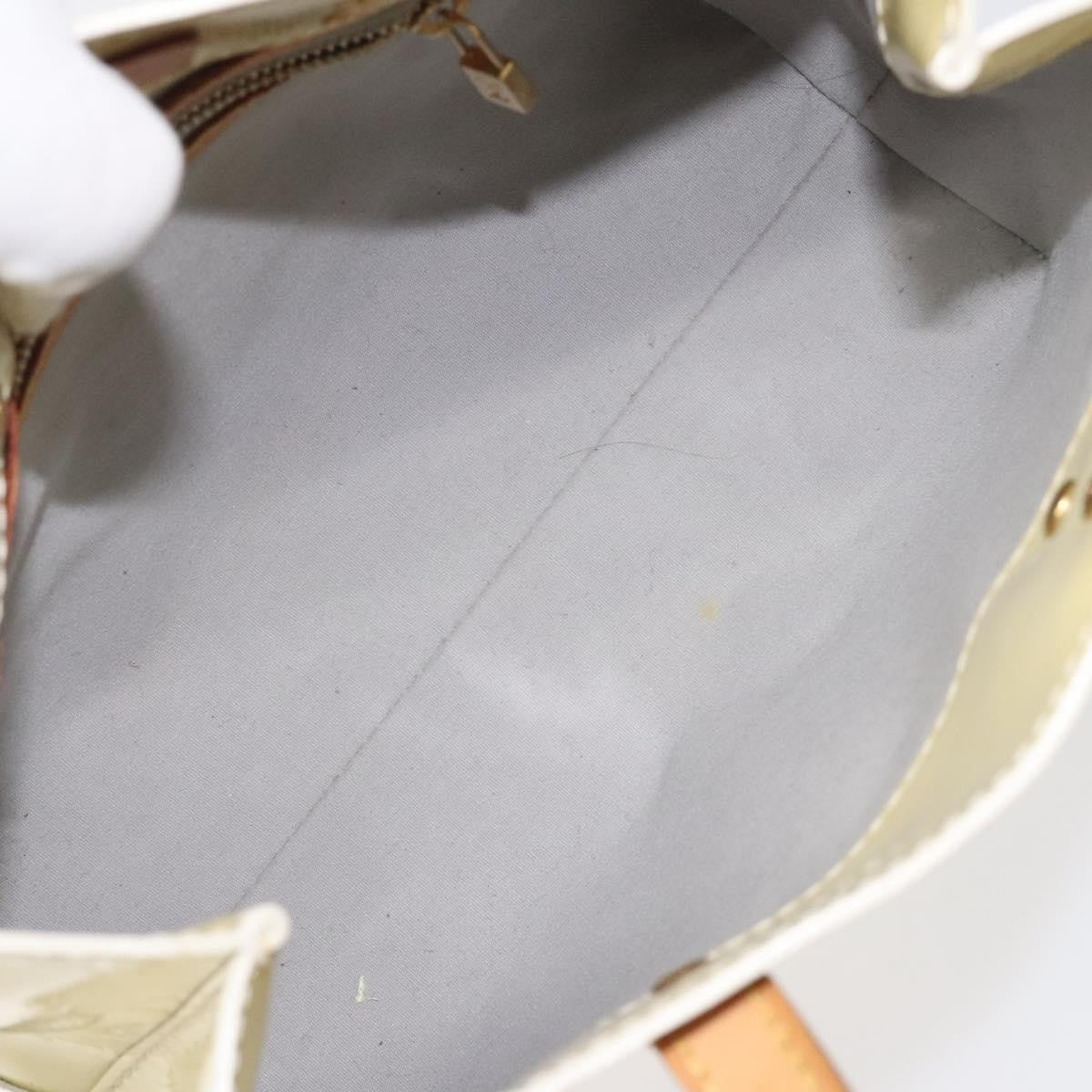 Louis Vuitton Reade Handbag Monogram Vernis Beige Patent_Leather Bag
