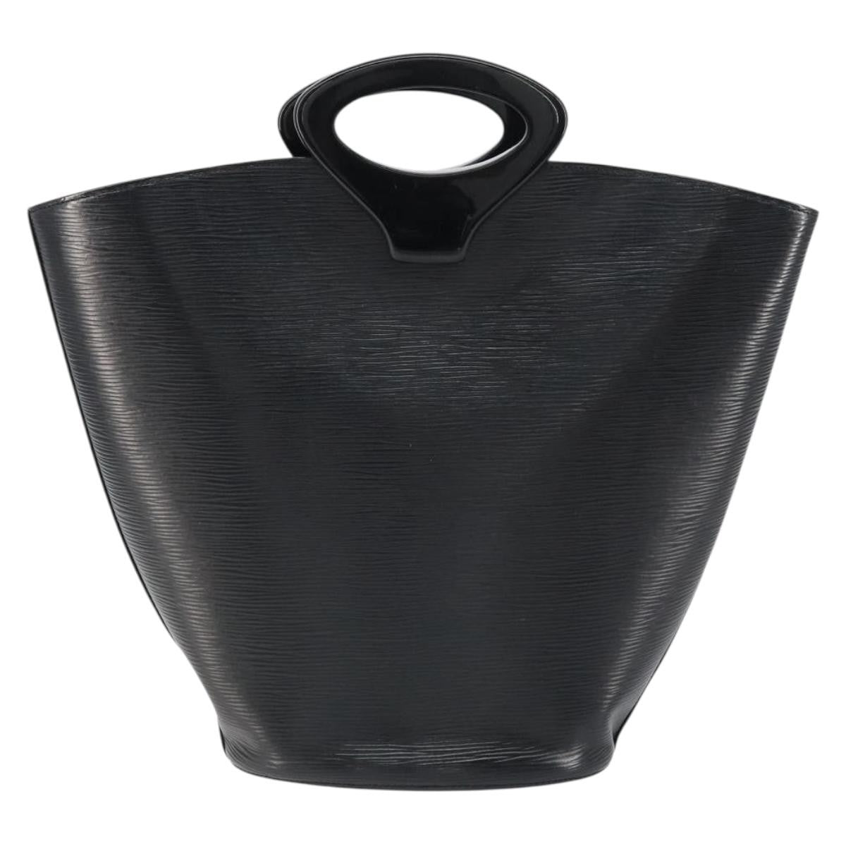 Louis Vuitton Noctambule Handbag Epi Leather Black Leather Handbag