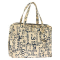 Chanel Cambon Canvas White Canvas Bag