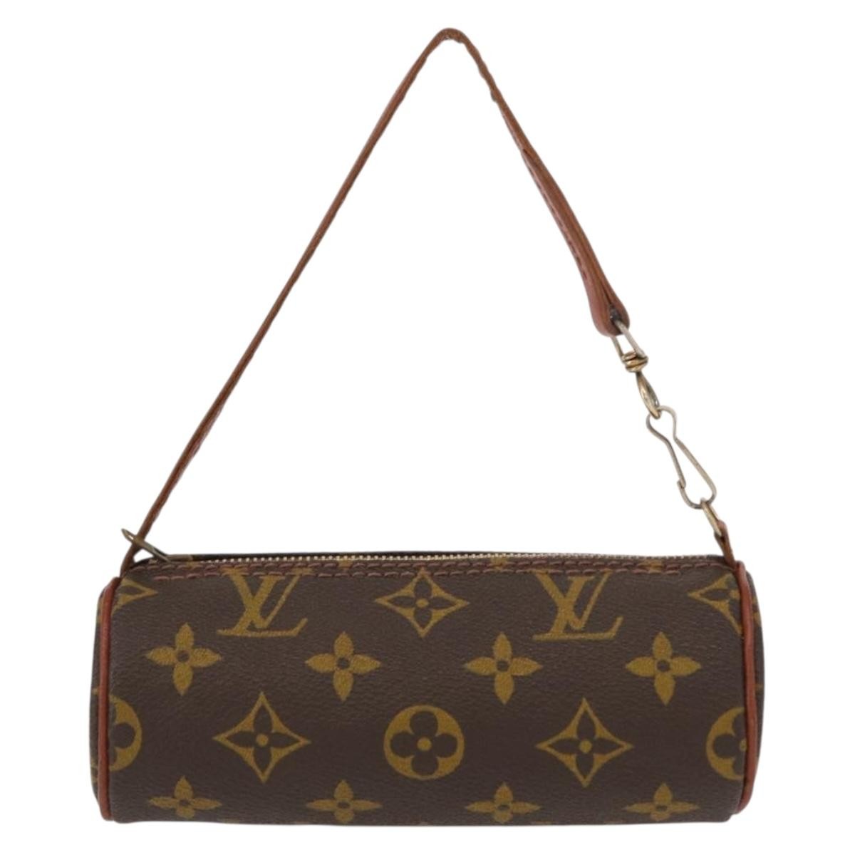 Louis Vuitton Papillon Pochette Monogram Canvas Brown Canvas Clutche & Pouche Bag