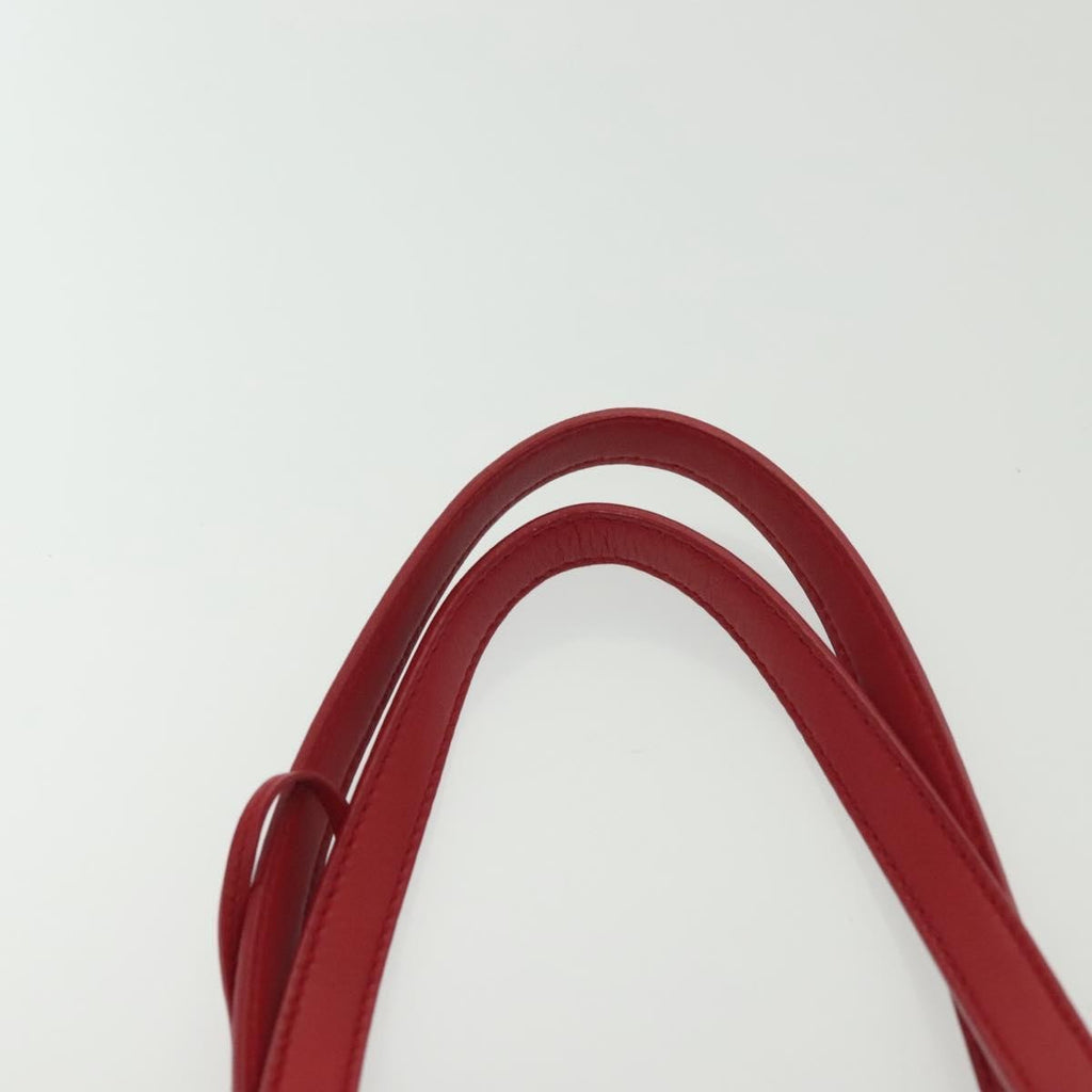 Bottega Veneta Intrecciomirage Tote Leather Red Leather Tote Bag Bag