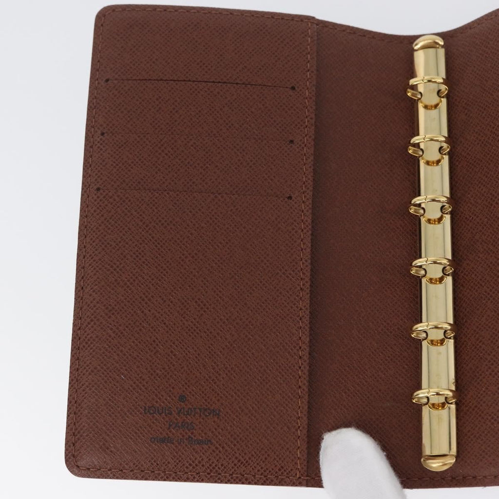 Louis Vuitton Agenda Cover Monogram Panda Brown Canvas Wallets Accessory