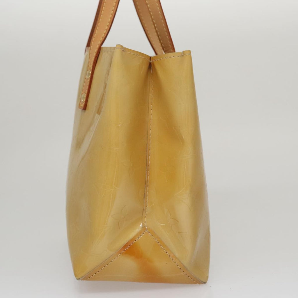 Louis Vuitton Reade Handbag Monogram Vernis Beige Patent_Leather Handbag