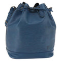 Louis Vuitton Noe Handbag Epi Leather Blue Leather Shoulder Bag