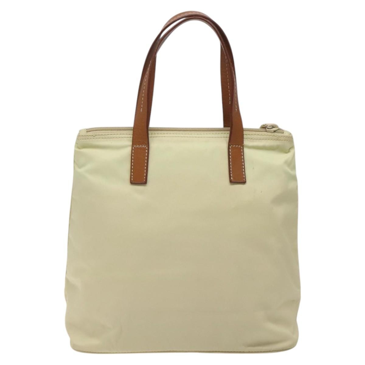 Prada Vintage Tote Tessuto White Nylon Tote Bag Bag