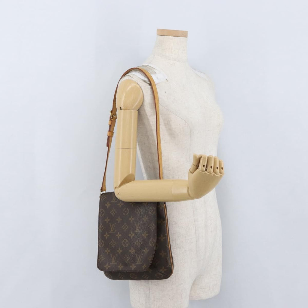 Louis Vuitton Musette Salsa Handbag Monogram Canvas Brown Canvas Shoulder Bag