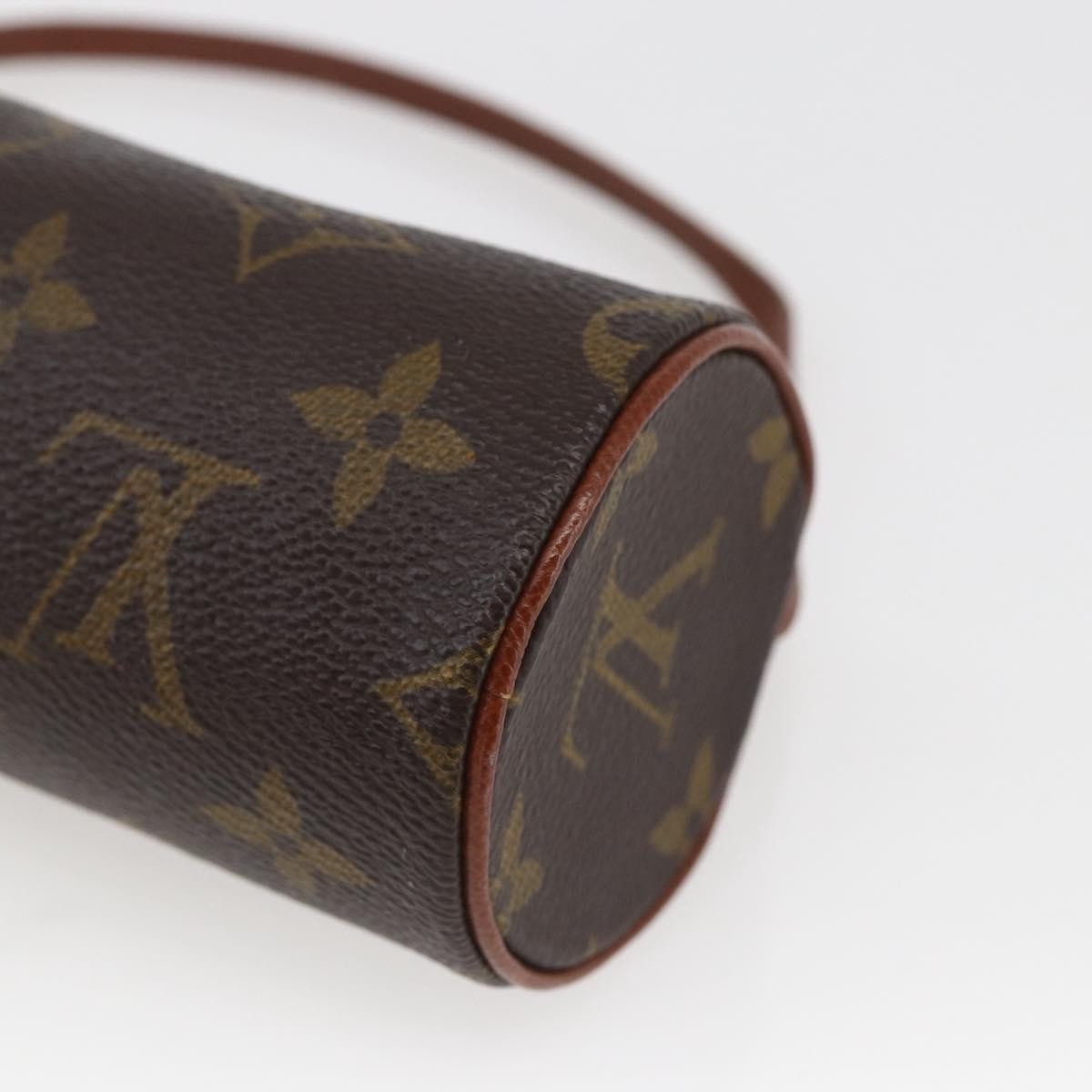 Louis Vuitton Papillon Pochette Monogram Canvas Brown Canvas Clutche & Pouche Bag