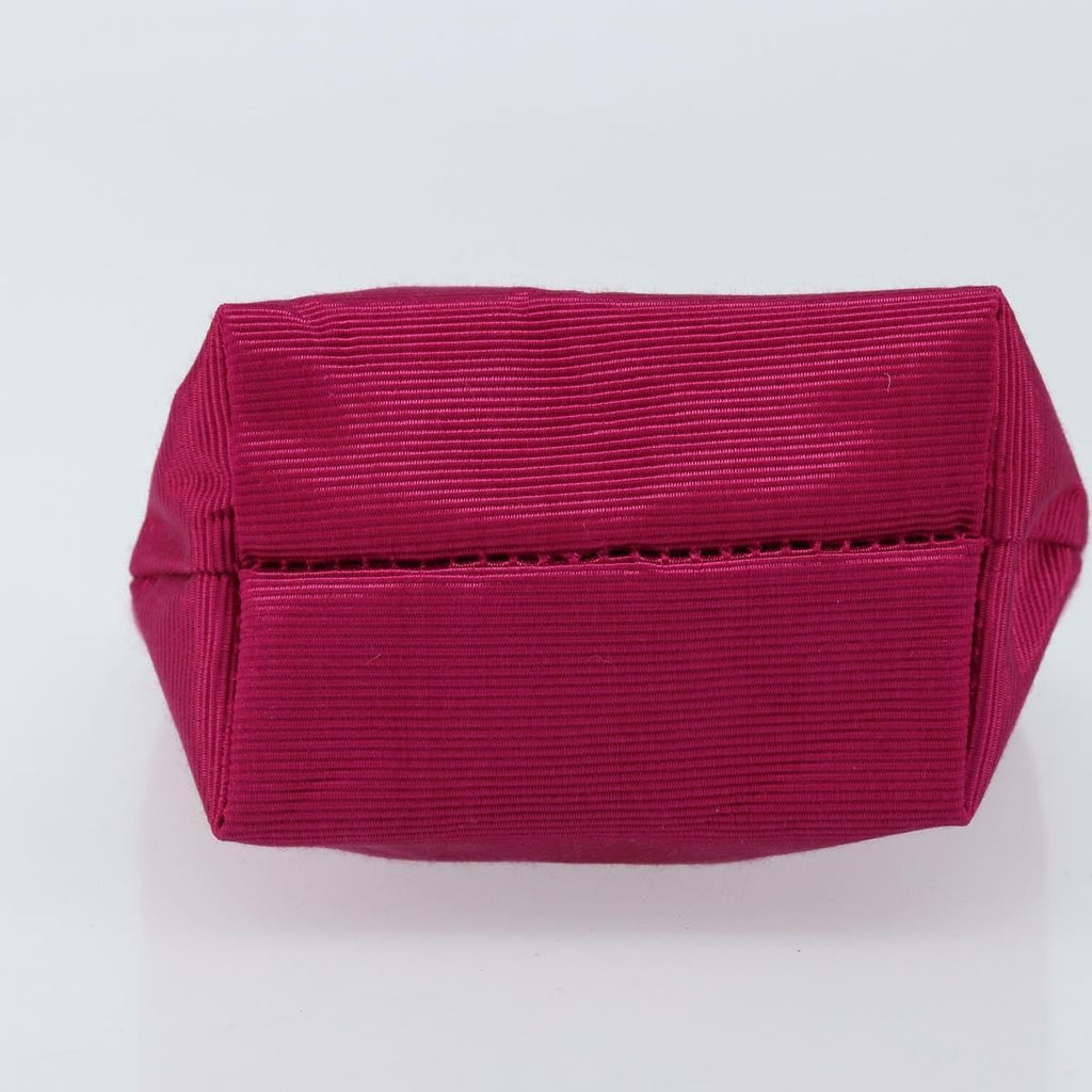 Celine Circle Logo Pouch Canvas Pink Canvas Clutche & Pouche Bag