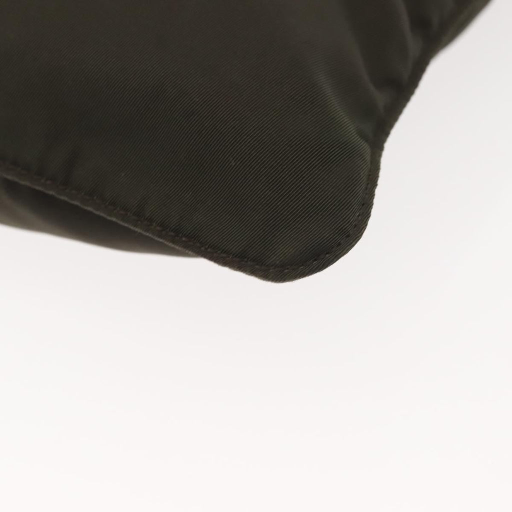 Prada Front Pocket Messenger Bag Tessuto Khaki Nylon Shoulder Bag Bag