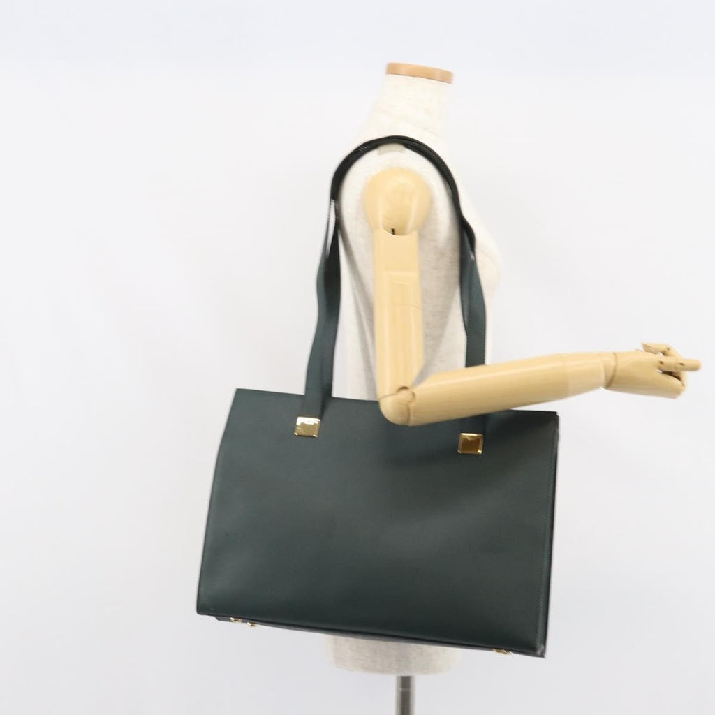 Celine Tote Bag Leather Green Leather Tote Bag Bag