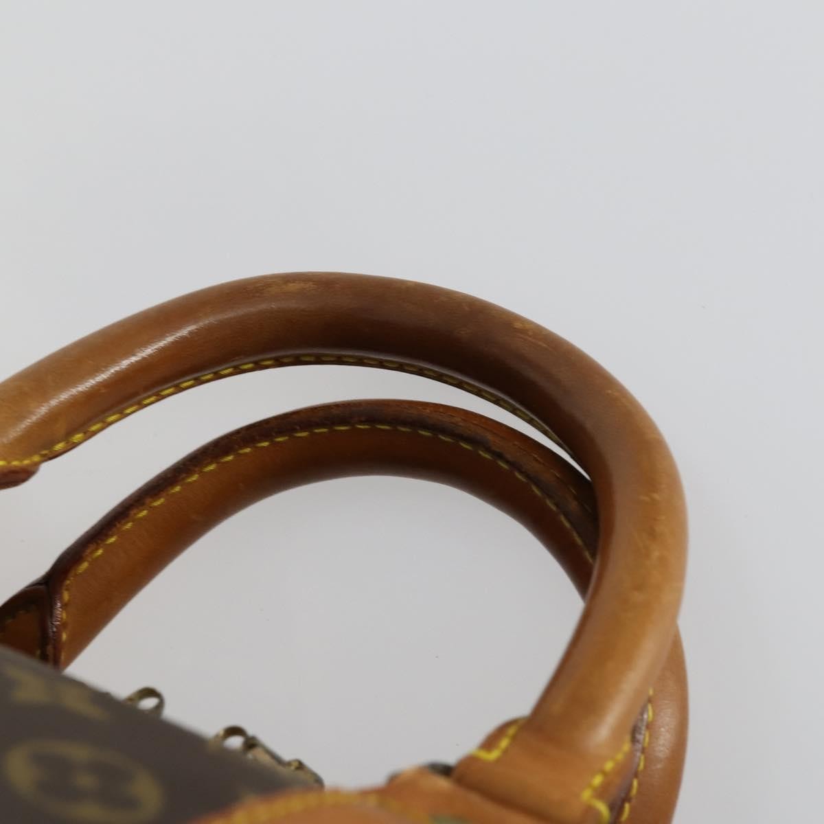 Louis Vuitton Keepall Bag Monogram Canvas Brown Canvas Handbag