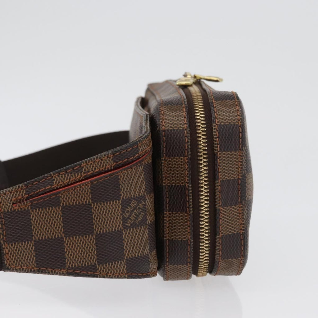 Louis Vuitton Geronimos Waist Bag Damier Brown Canvas Shoulder Bag