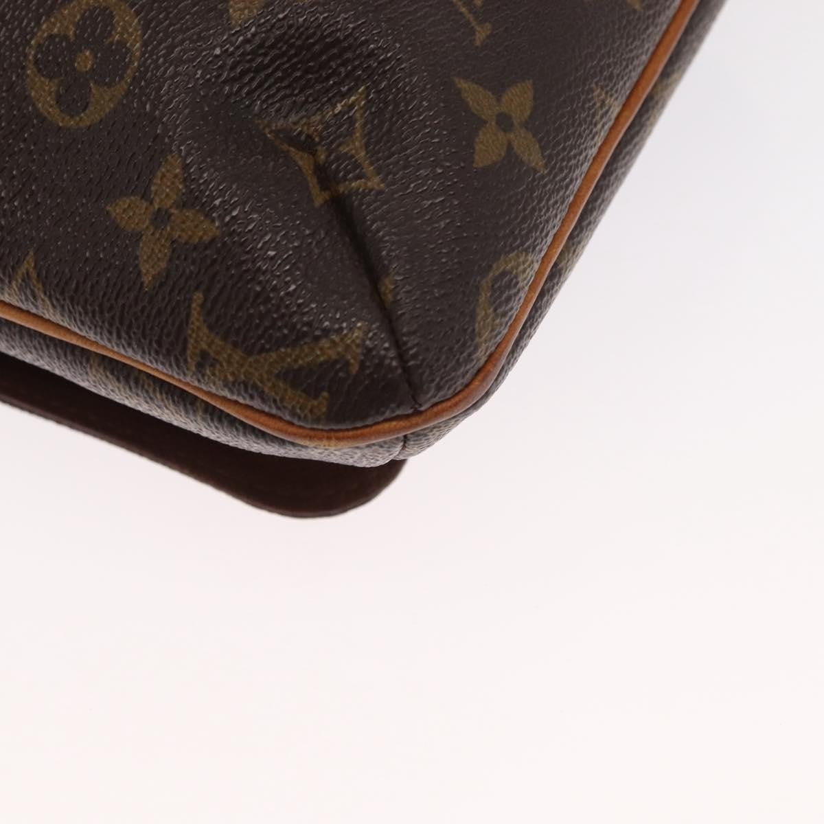 Louis Vuitton Musette Salsa Handbag Monogram Canvas Brown Canvas Shoulder Bag