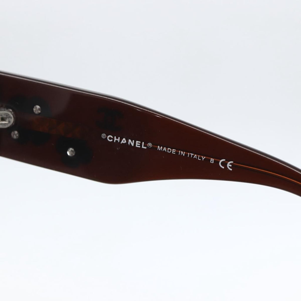 Chanel Camélia Sunglasses Plastic Brown Plastic Sunglasse Accessory