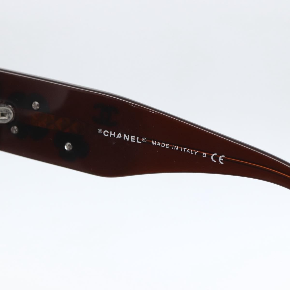 Chanel Camélia Sunglasses Plastic Brown Plastic Sunglasse Accessory