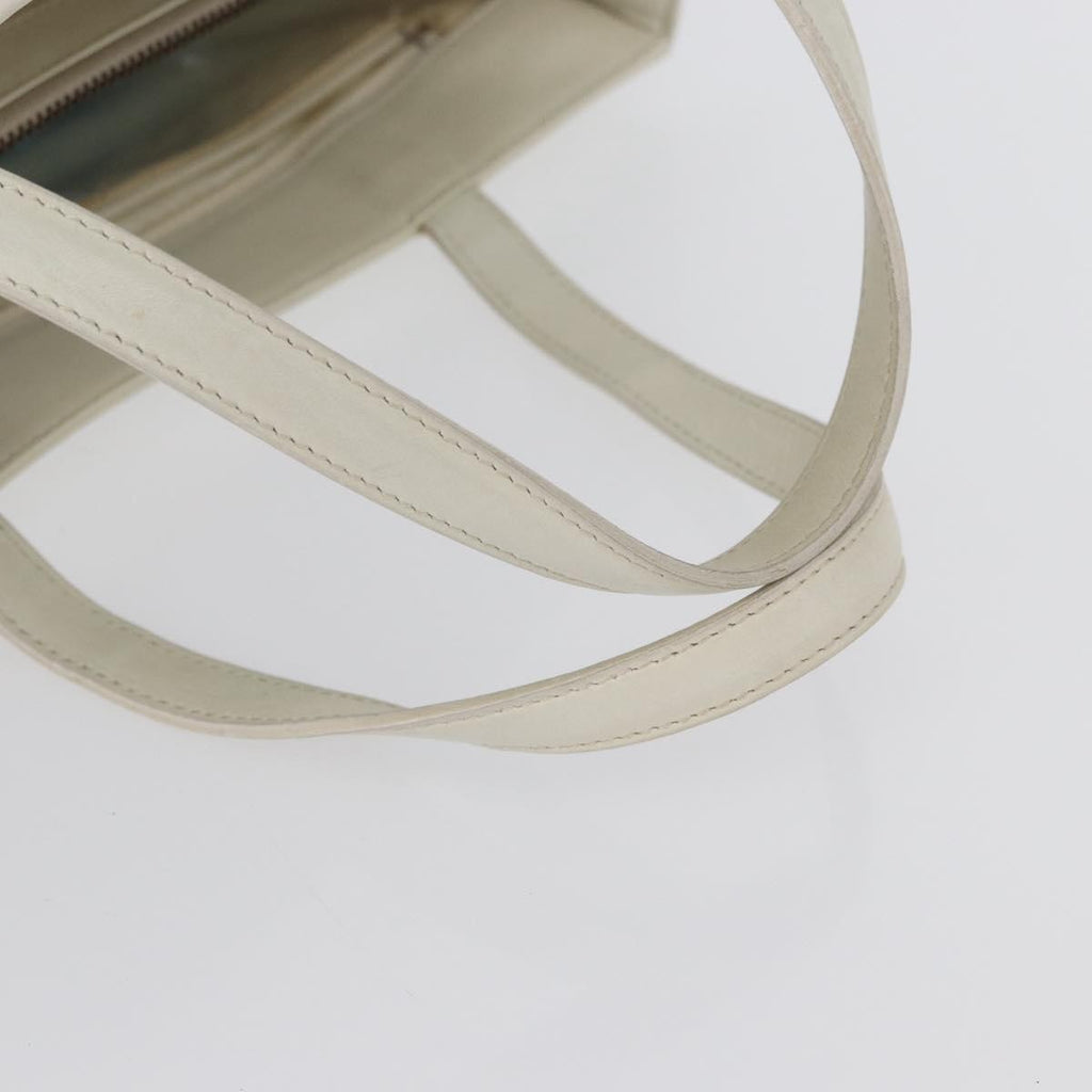Celine Handbag Leather White Leather Handbag