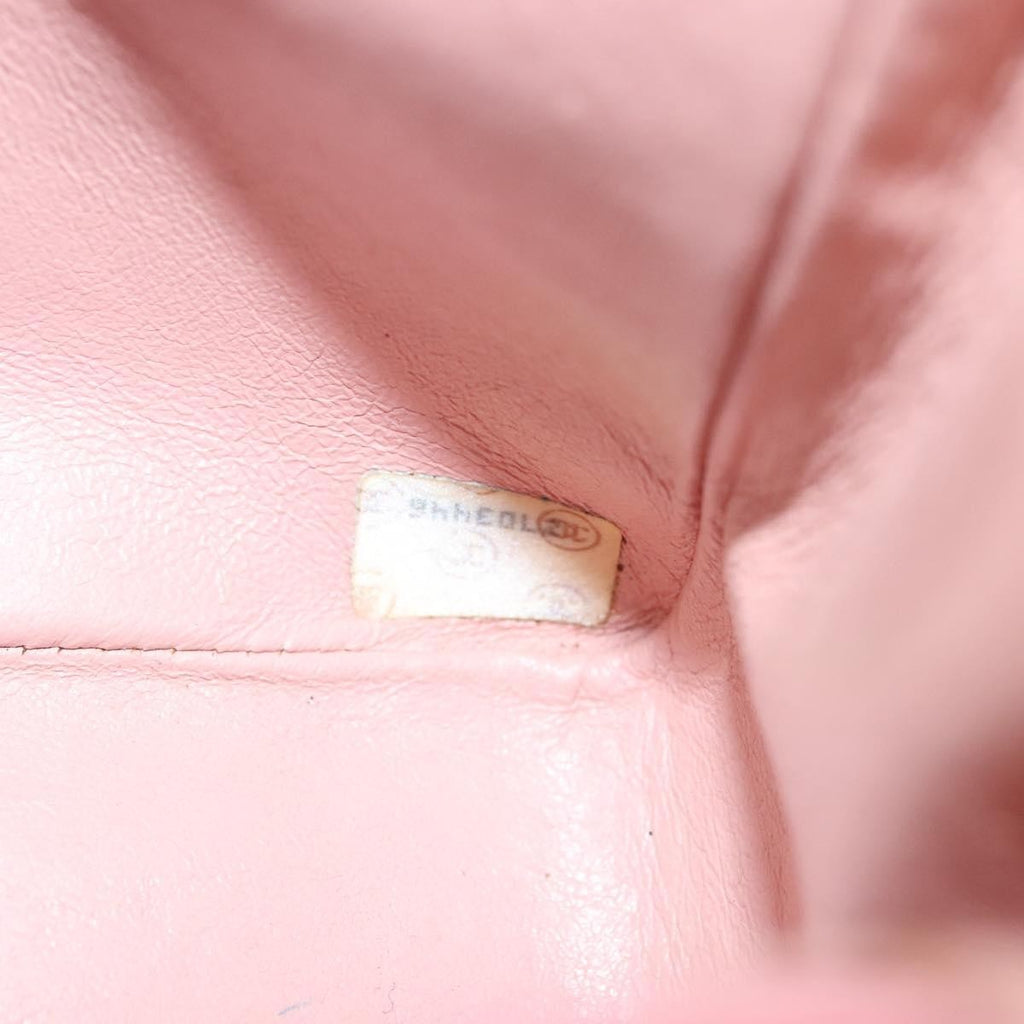 Chanel Vintage Diana Flap Bag Quilted Canvas Pink Canvas Shoulder Bag Bag