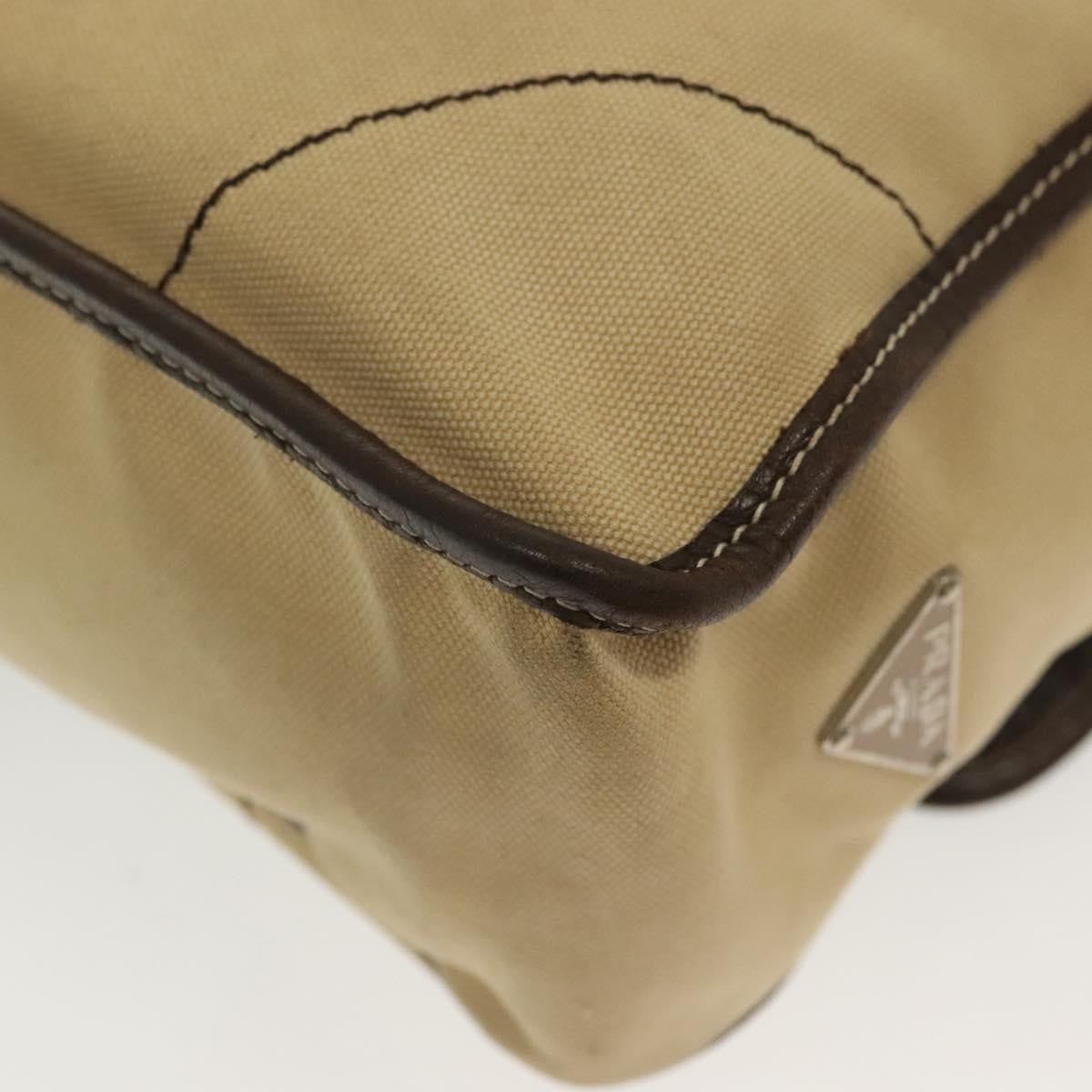Prada Vintage Shoulder Bag Canvas Beige Canvas Shoulder Bag Bag
