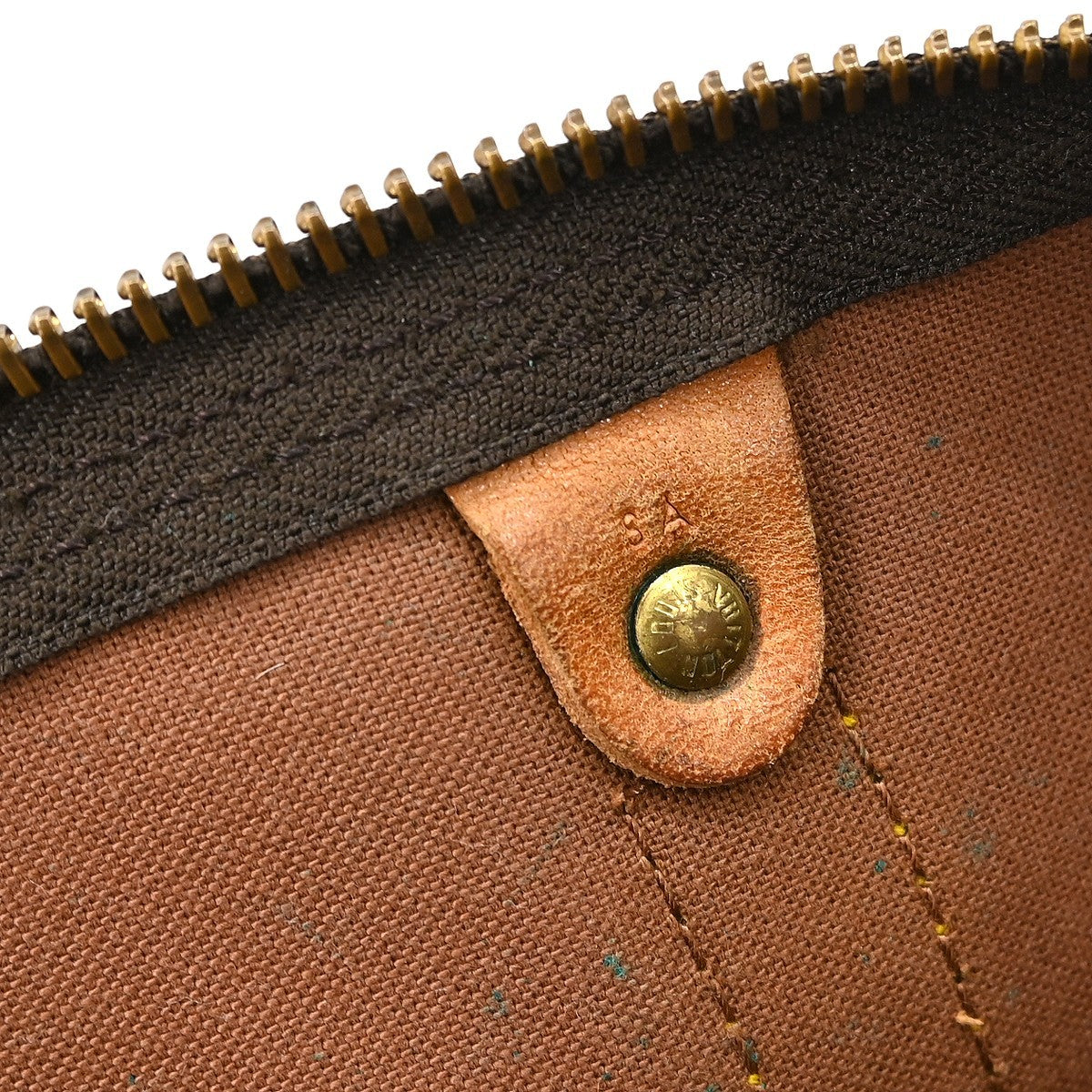 Louis Vuitton Keepall Bag Monogram Canvas Brown Canvas Travel Bag
