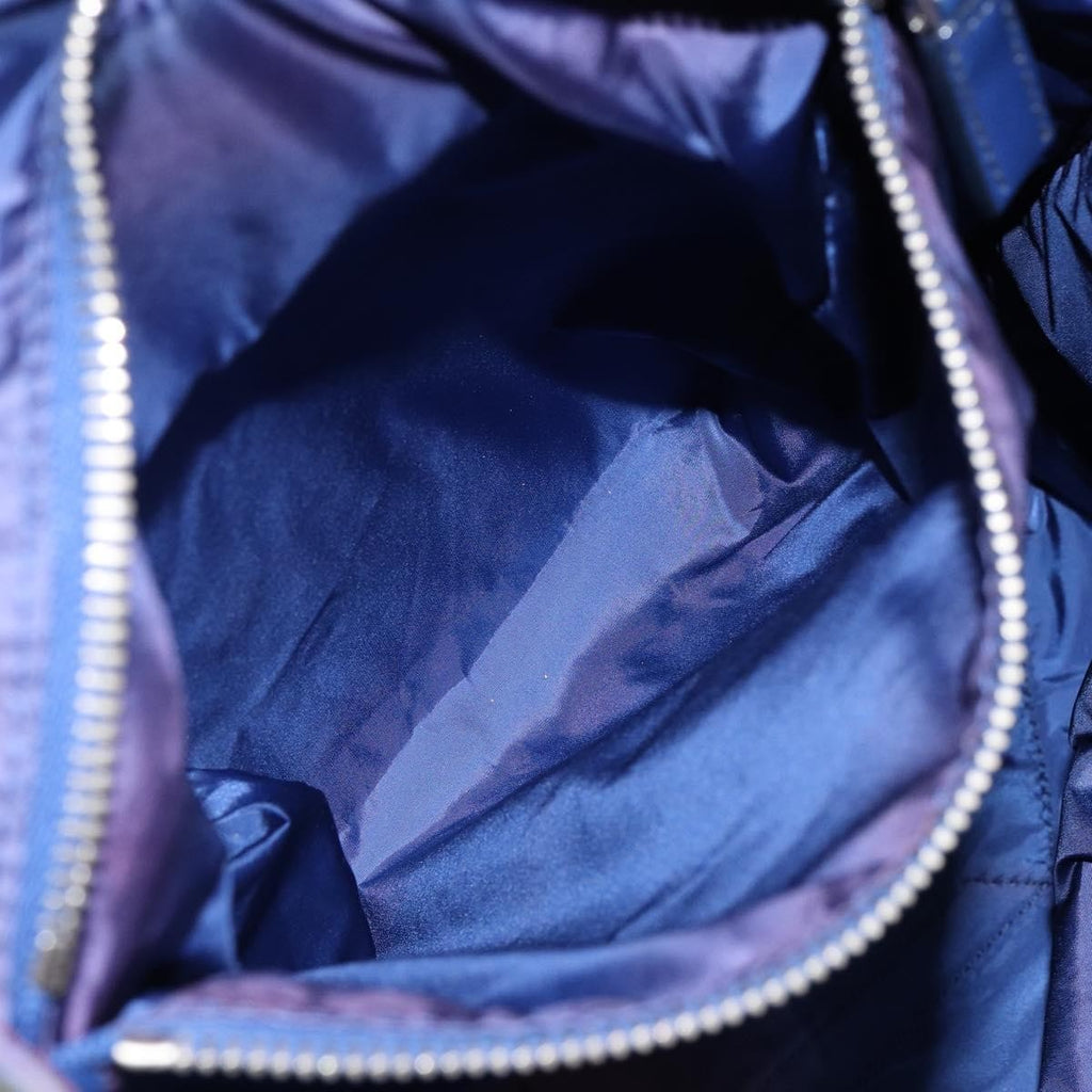 Prada Floreal Tote Printed Tessuto Blue Nylon Tote Bag Bag