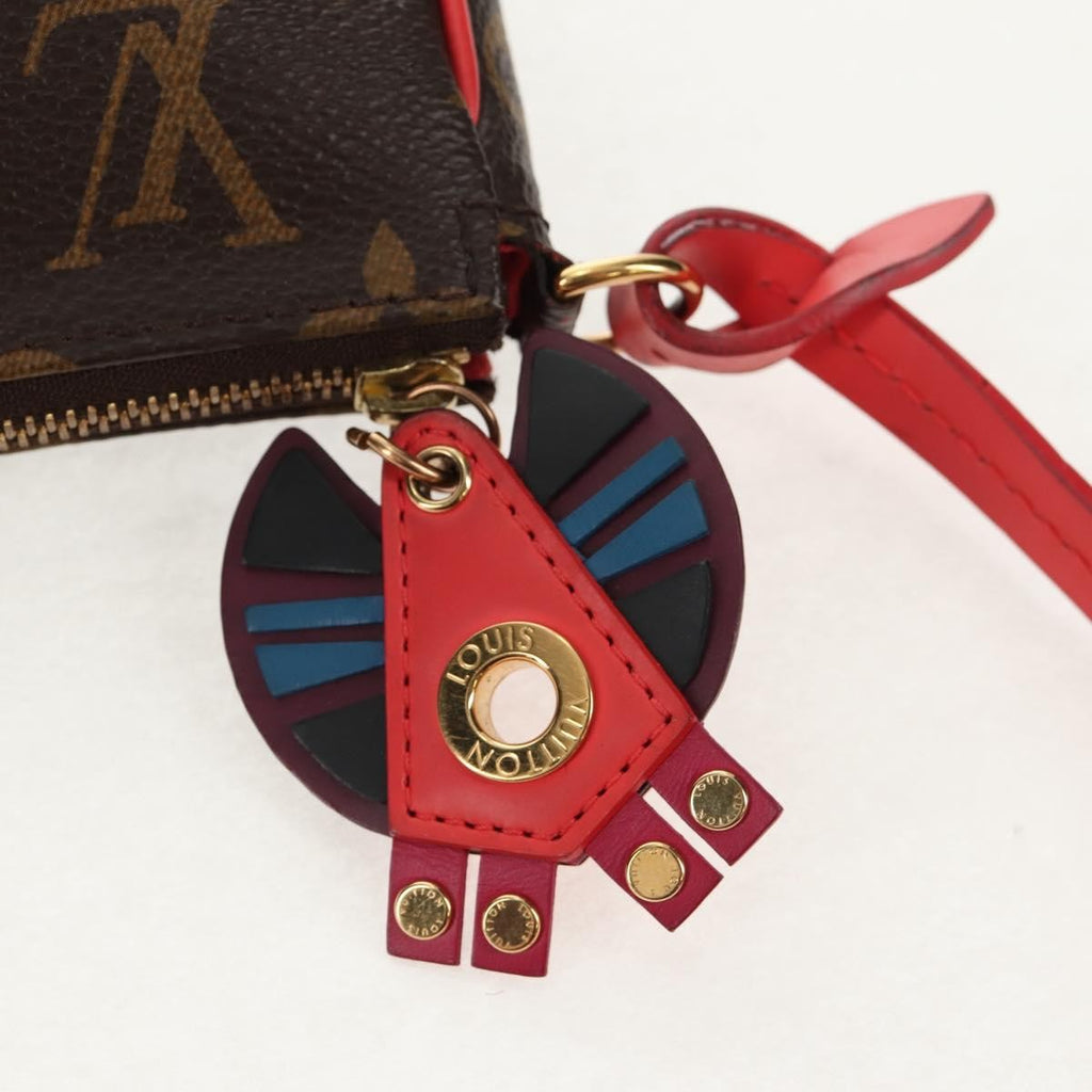 Louis Vuitton Pochette Accessoires Nm Limited Edition Totem Monogram Canvas Brown Canvas Clutche & Pouche Bag
