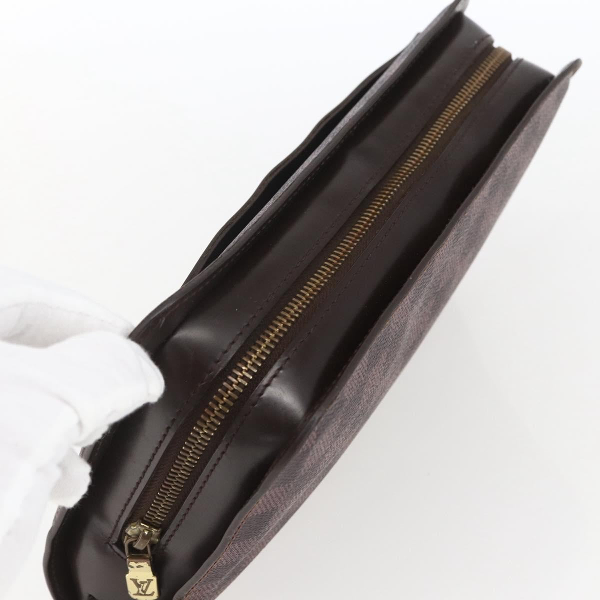 Louis Vuitton Pochette Saint Louis Damier Brown Canvas Clutche & Pouche Bag