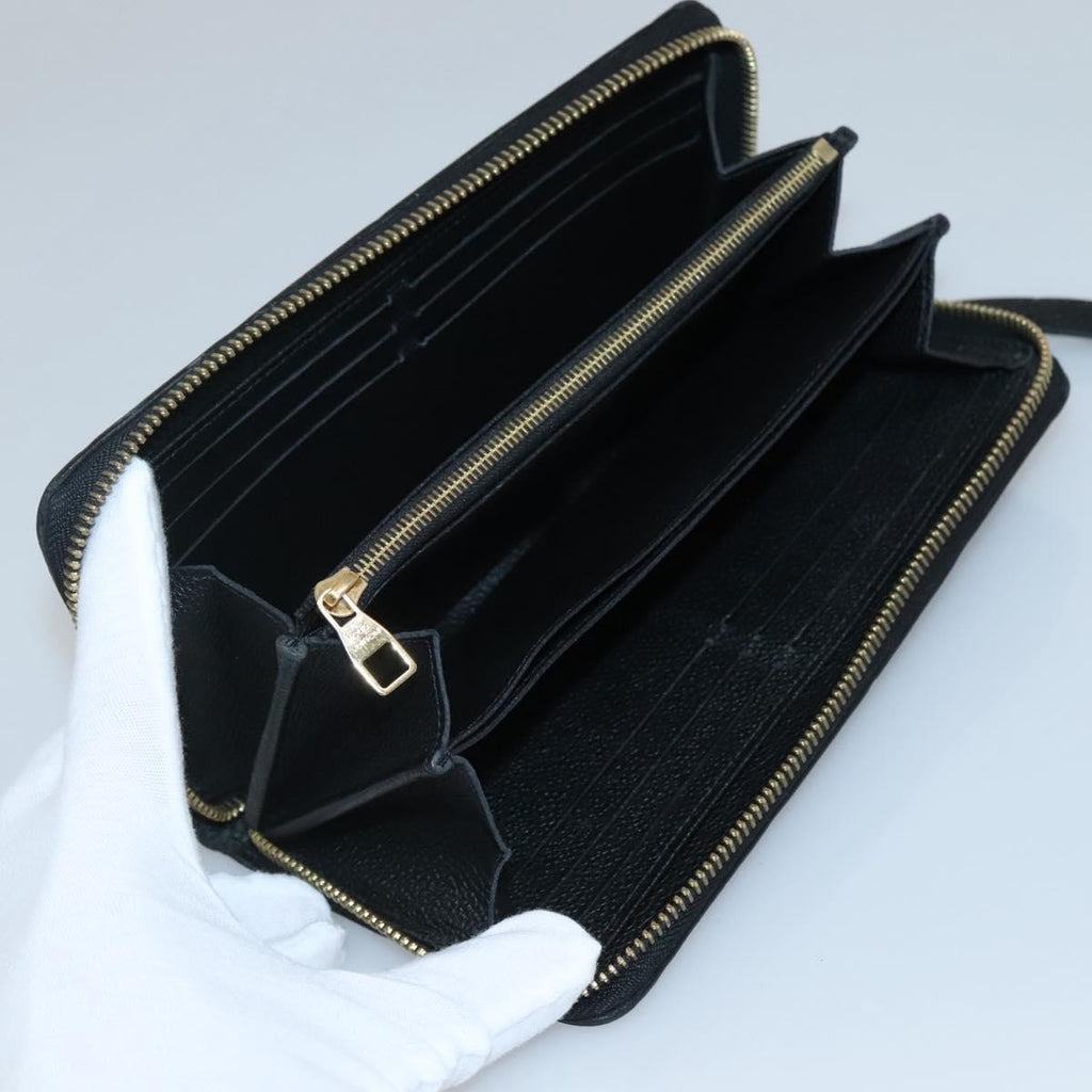Louis Vuitton Portefeuille Zippy Monogramme Empreinte Monogramme Empreinte Black Leather Wallets Accessory