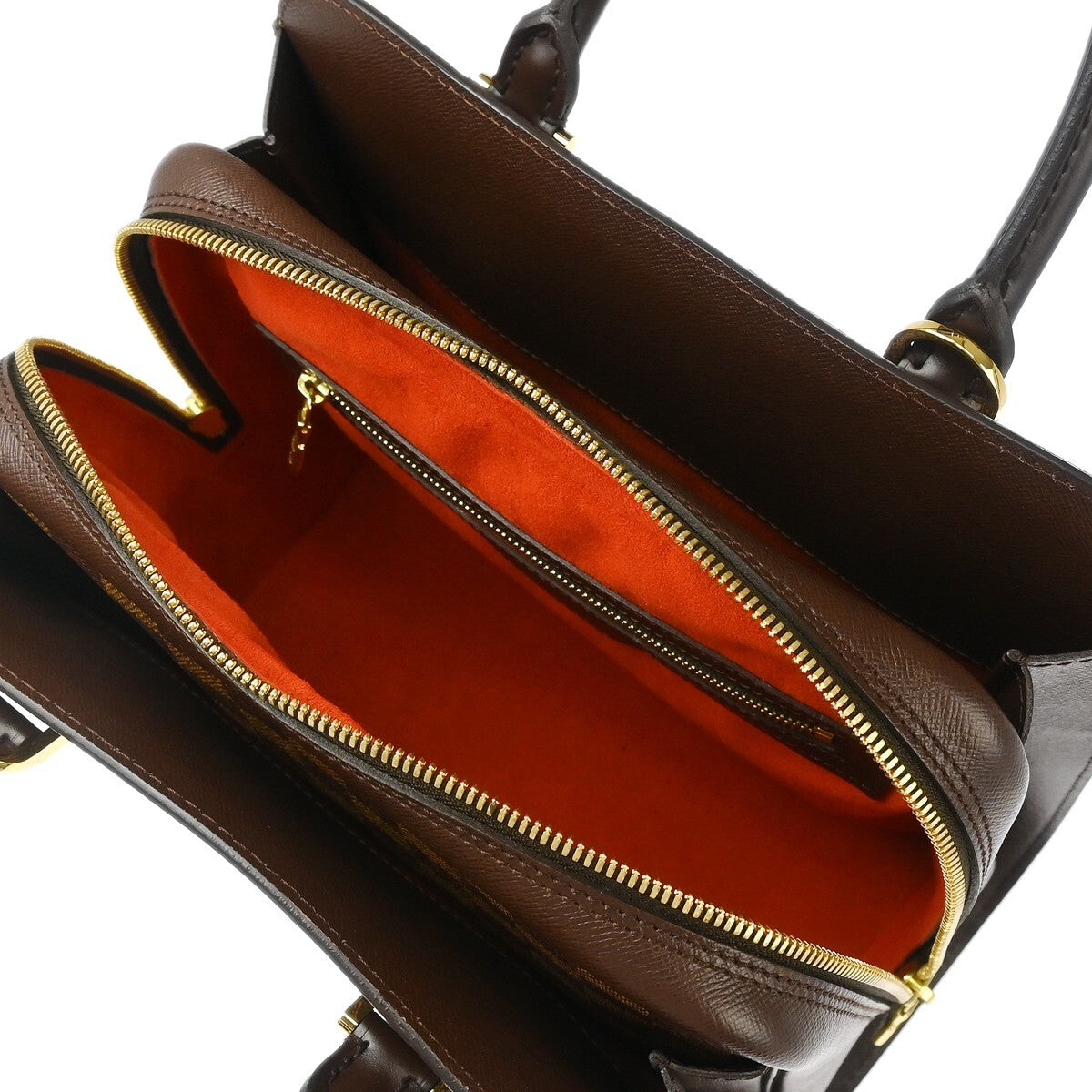 Louis Vuitton Triana Bag Damier Brown Canvas Handbag