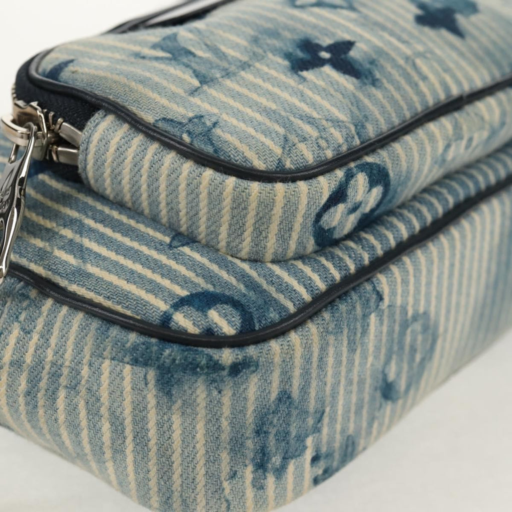 Louis Vuitton Outdoor Pouch Limited Edition Monogram Watercolor Stripes Denim Blue Canvas Clutche & Pouche Bag