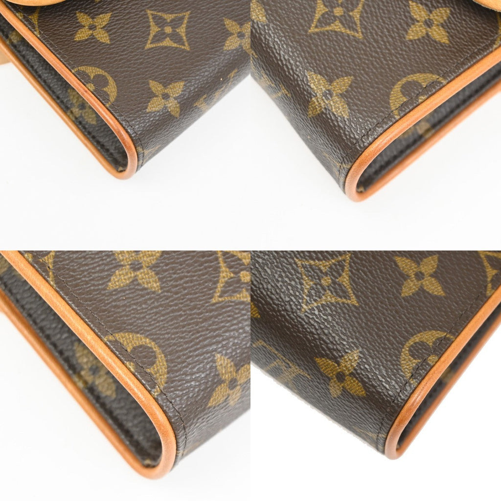 Louis Vuitton Florentine Waist Bag Monogram Canvas Brown Canvas Clutche & Pouche Bag