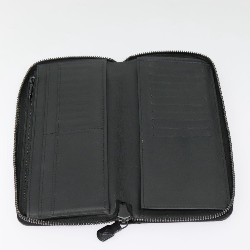 Louis Vuitton Zippy Wallet Vertical Monogram Shadow Leather Black Leather Wallets Accessory