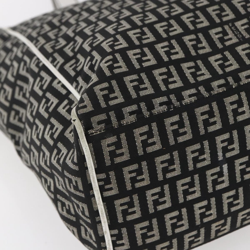 Fendi Zucca Tote Bag Canvas Black Canvas Tote Bag Bag