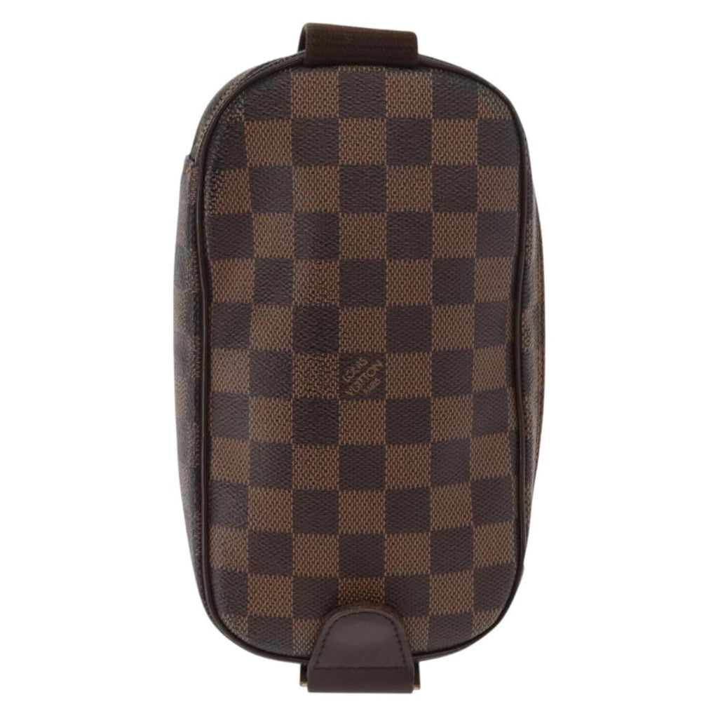 Louis Vuitton Pochette Gange Damier Brown Canvas Clutche & Pouche Bag