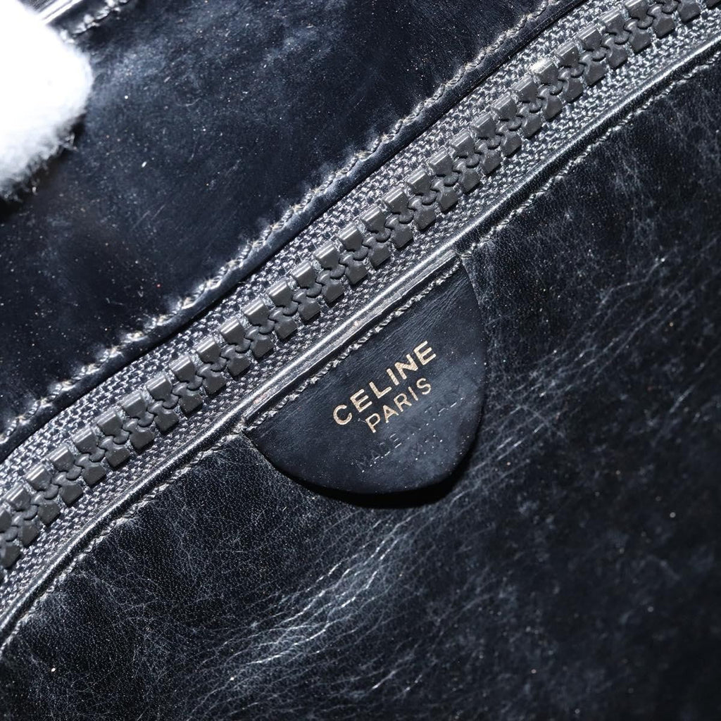 Celine Handbag Patent Leather Black Patent_Leather Shoulder Bag Bag