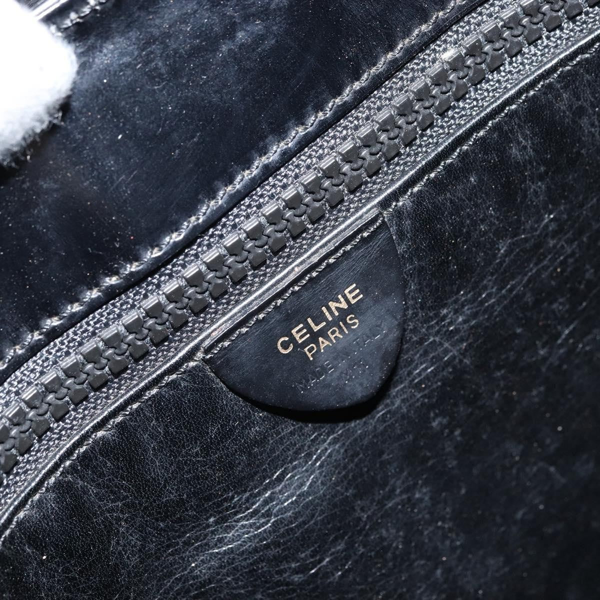 Celine Handbag Patent Leather Black Patent_Leather Shoulder Bag Bag