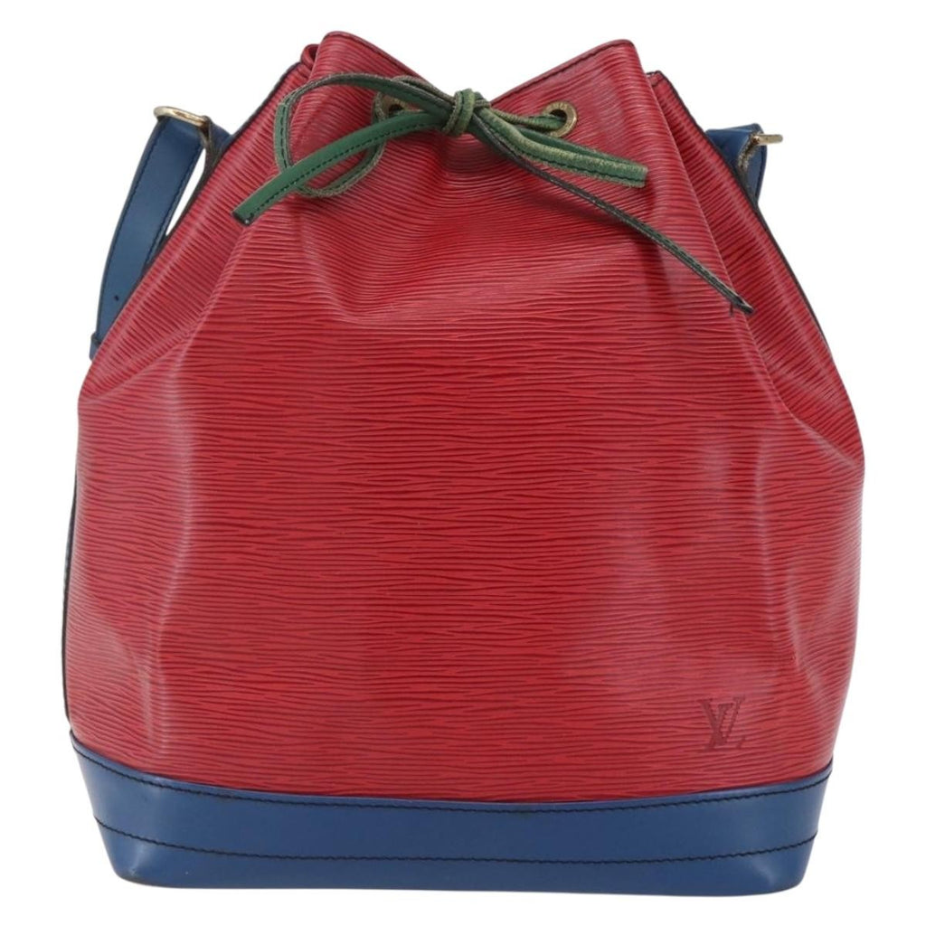 Louis Vuitton Tricolor Noe Handbag Epi Leather Red Leather Shoulder Bag