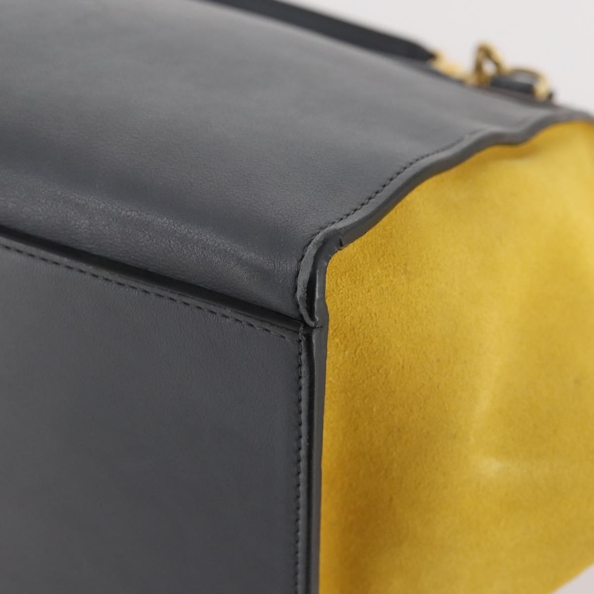 Celine Tricolor Trapeze Bag Leather Multicolour Leather Handbag