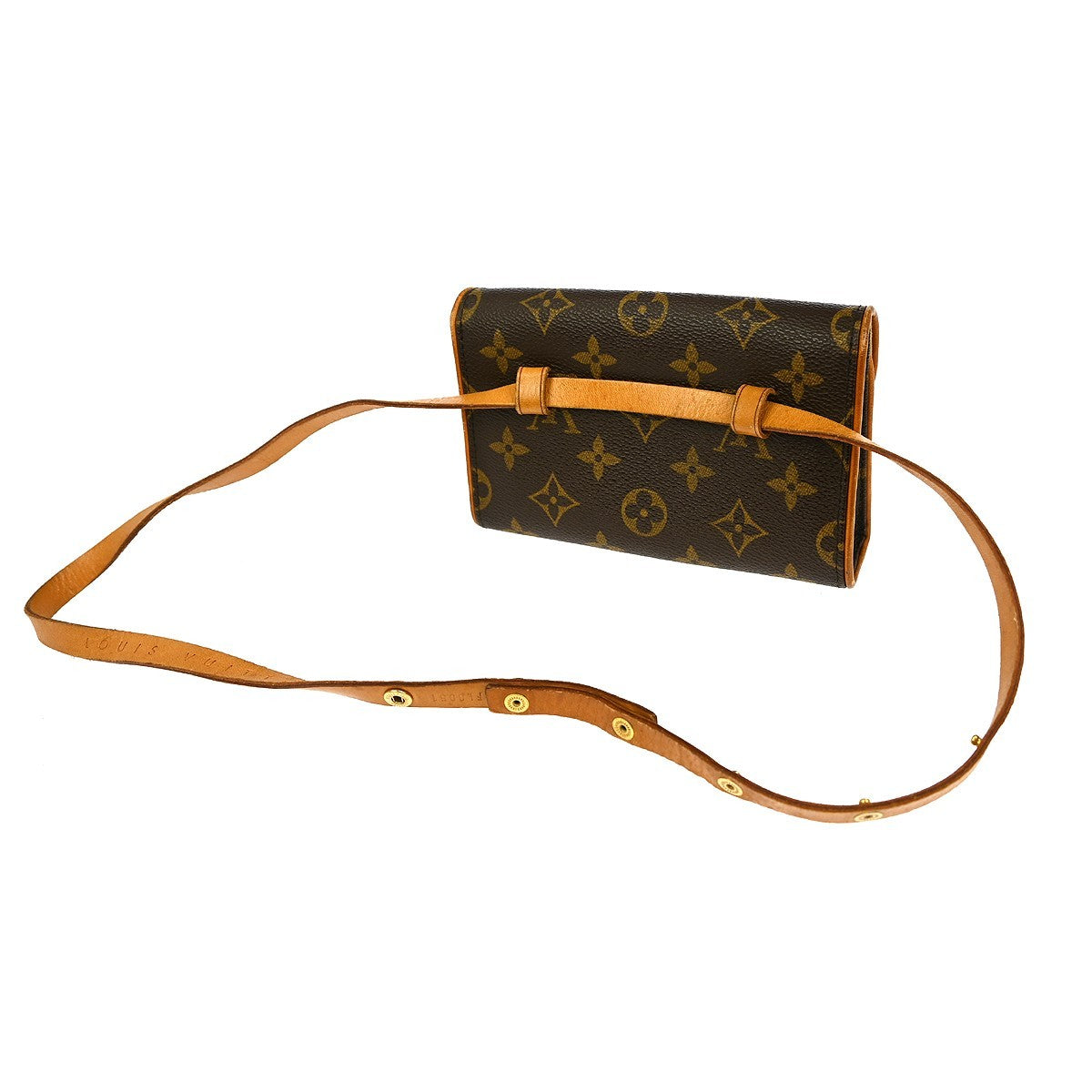 Louis Vuitton Florentine Waist Bag Monogram Canvas Brown Canvas Clutche & Pouche Bag