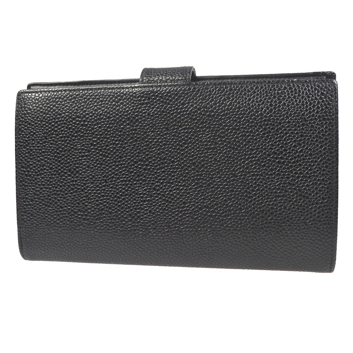Chanel Timeless Cc French Wallet Caviar Black Leather Wallets Accessory