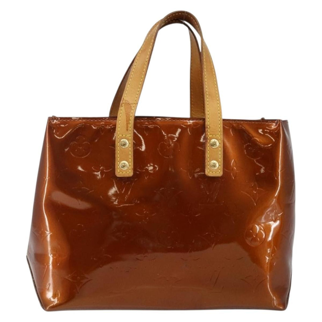 Louis Vuitton Reade Handbag Monogram Vernis Brown Patent_Leather Handbag