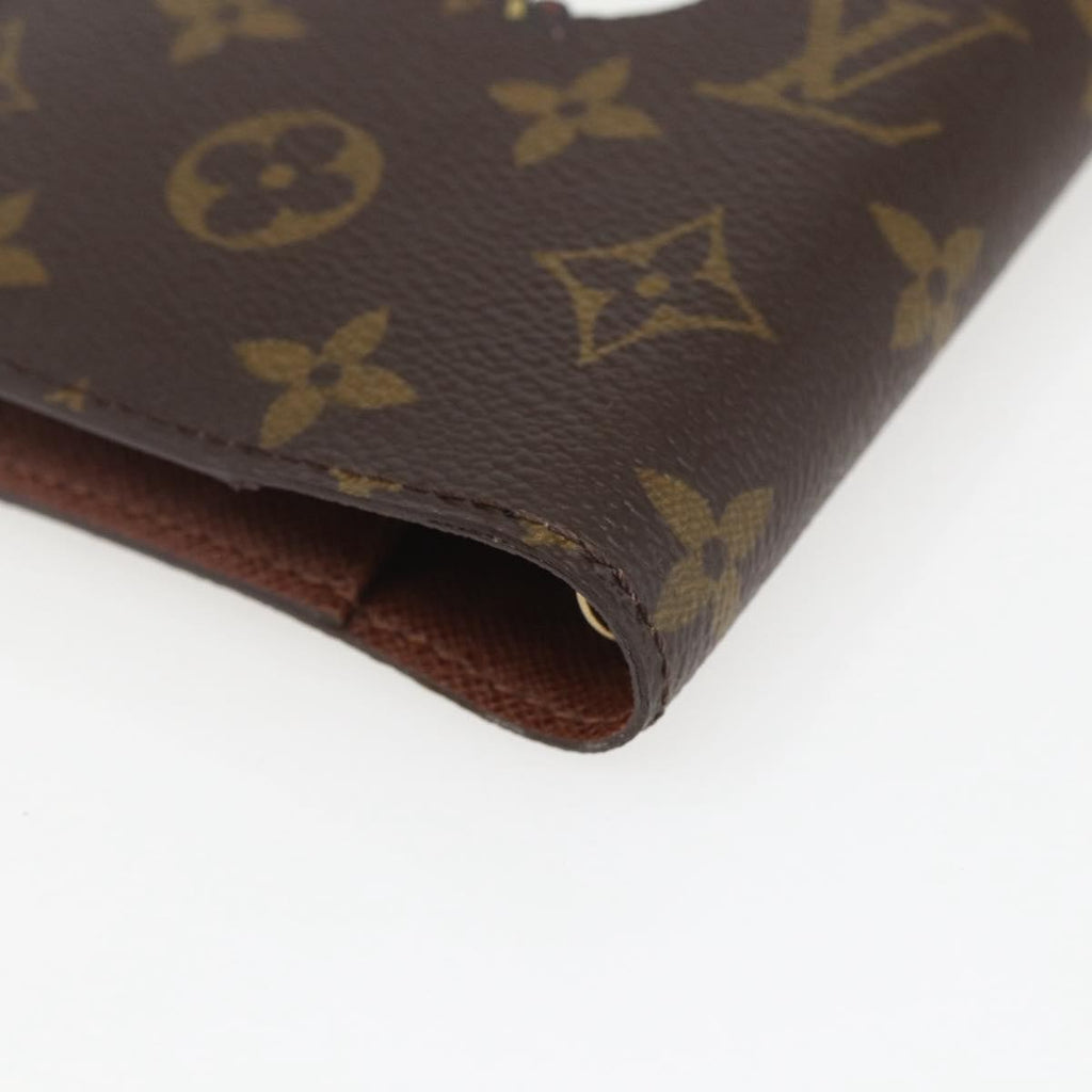 Louis Vuitton Agenda Cover Monogram Panda Brown Canvas Wallets Accessory