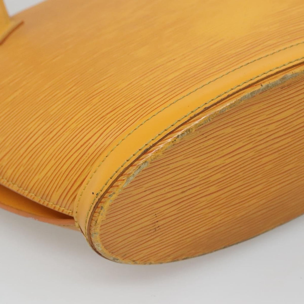 Louis Vuitton Saint Jacques Handbag Epi Leather Yellow Leather Shoulder Bag