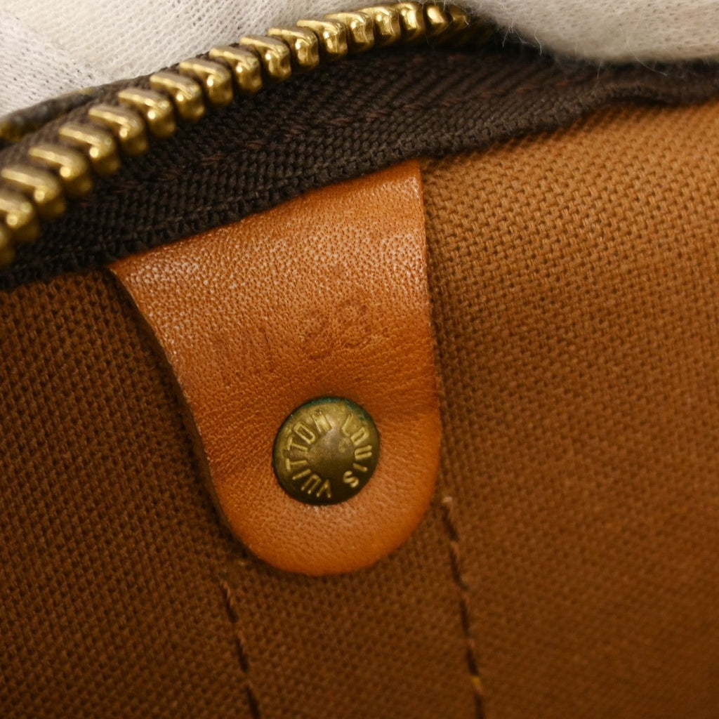 Louis Vuitton Keepall Bag Monogram Canvas Brown Canvas Travel Bag