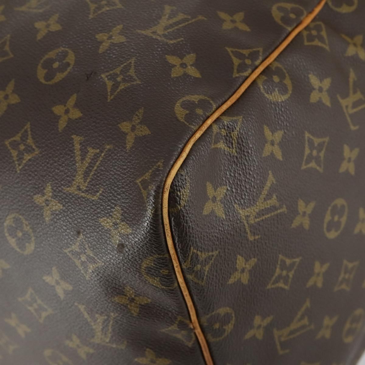 Louis Vuitton Keepall Bag Monogram Canvas Brown Canvas Travel Bag