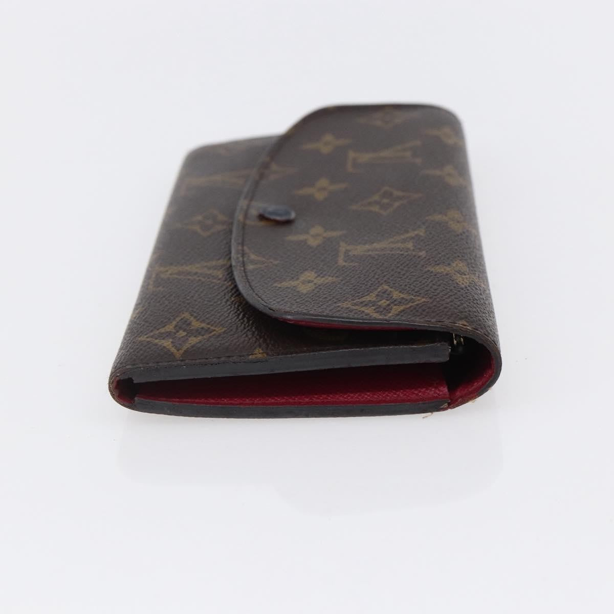 Louis Vuitton Emilie Wallet Monogram Canvas Brown Canvas Wallets Accessory