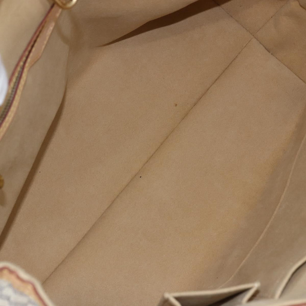 Louis Vuitton Hampstead Handbag Damier White Canvas Tote Bag